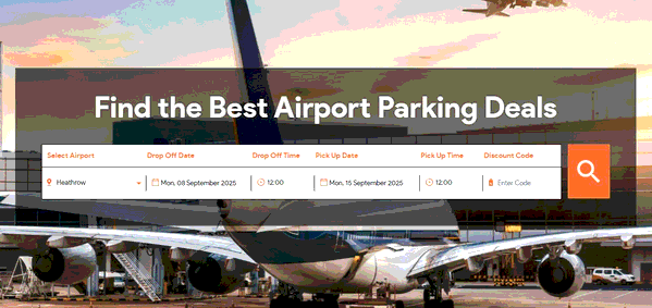 Airport Parking With Us shopping basket screenshot