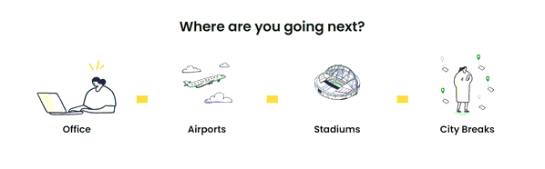 Just Park shopping basket screenshot