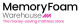 Small sized Memory Foam Warehouse logo