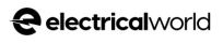 Small sized Electrical World logo