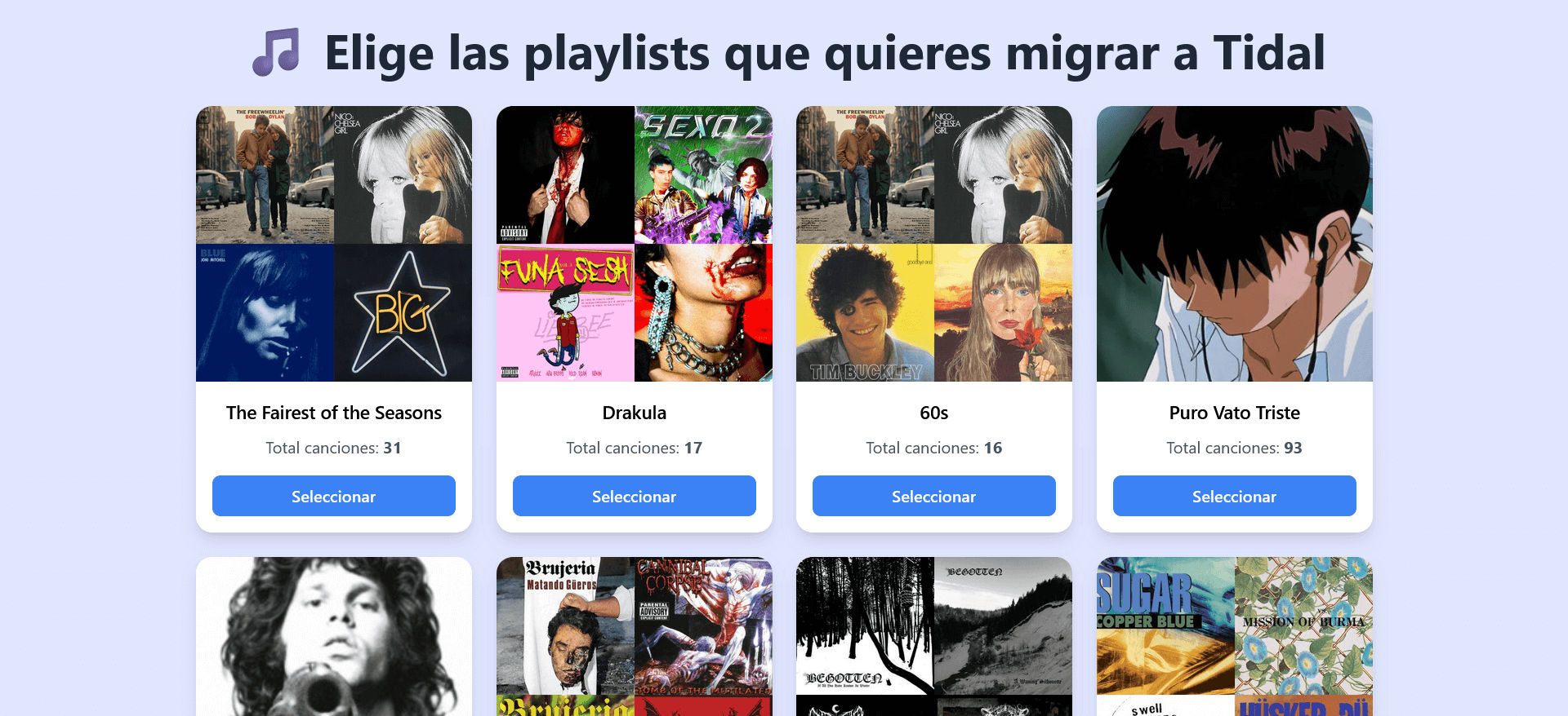 Spotify to Tidal Playlist Migrator