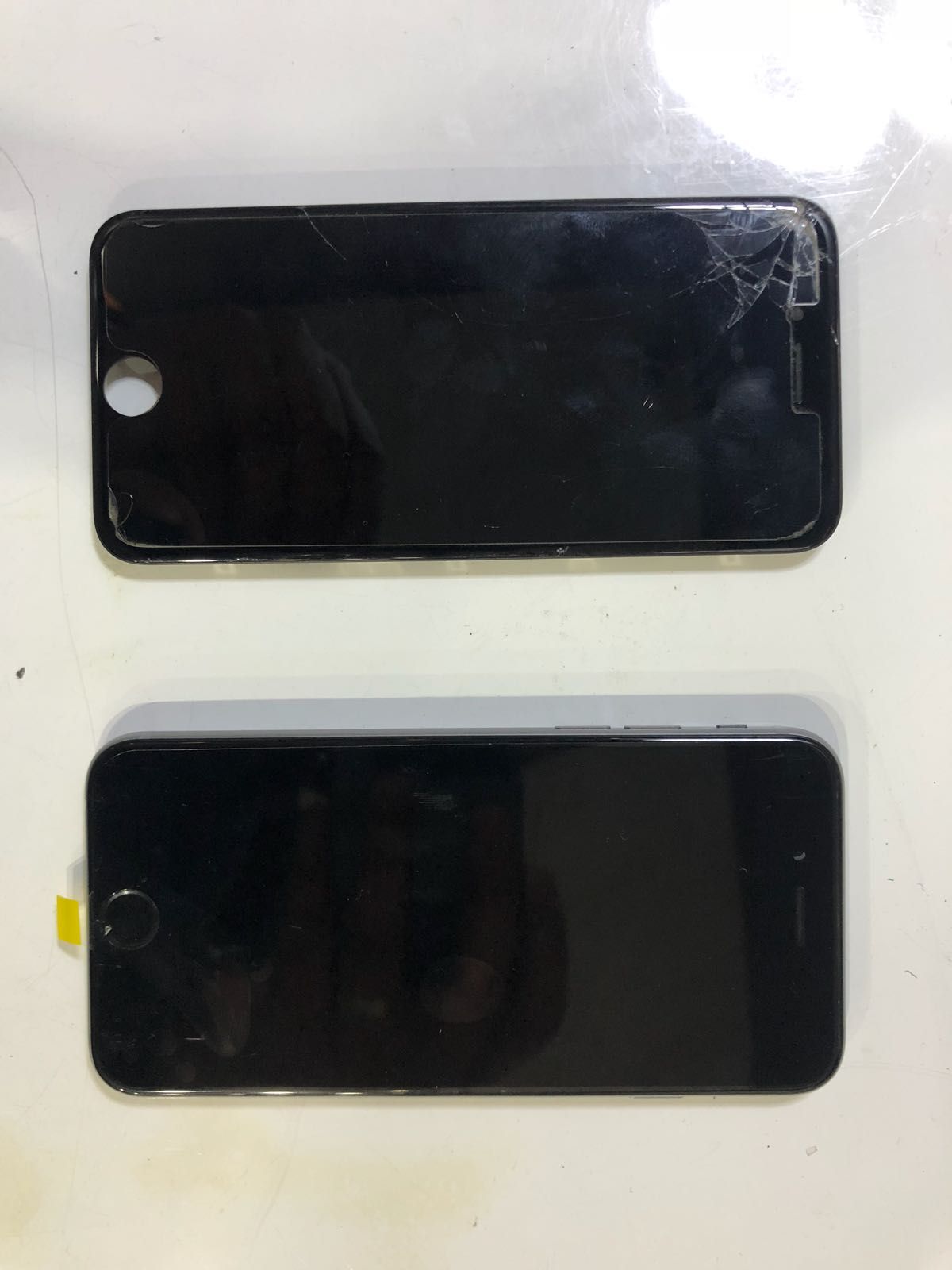 before after iPhone 8 screen repair