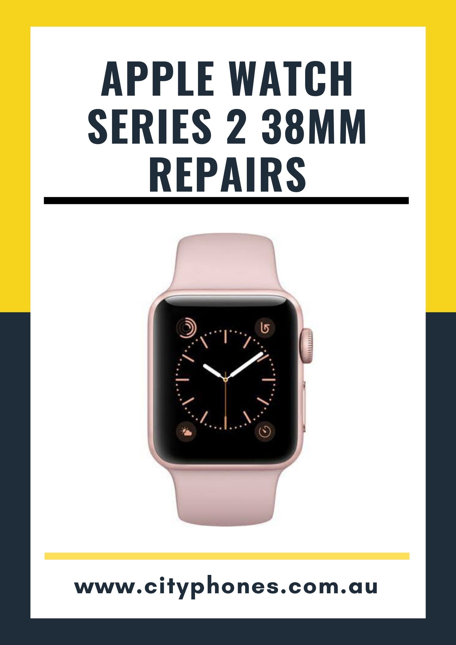 Apple Watch Series 2 38mm Screen Repair in Melbourne