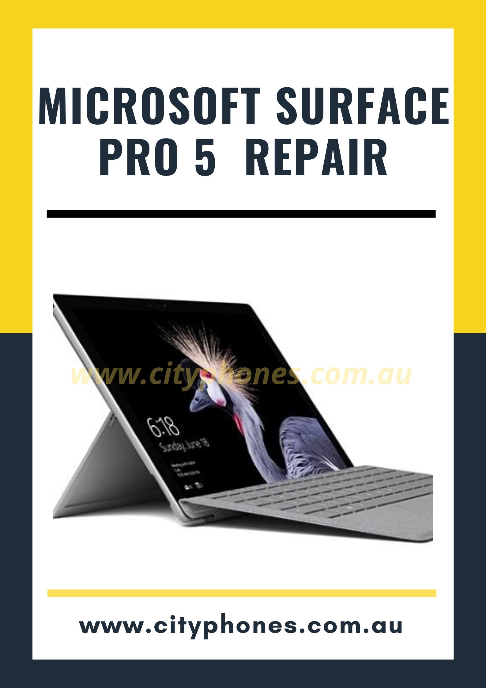 microsoft surface pro 5 screen repair in melbourne