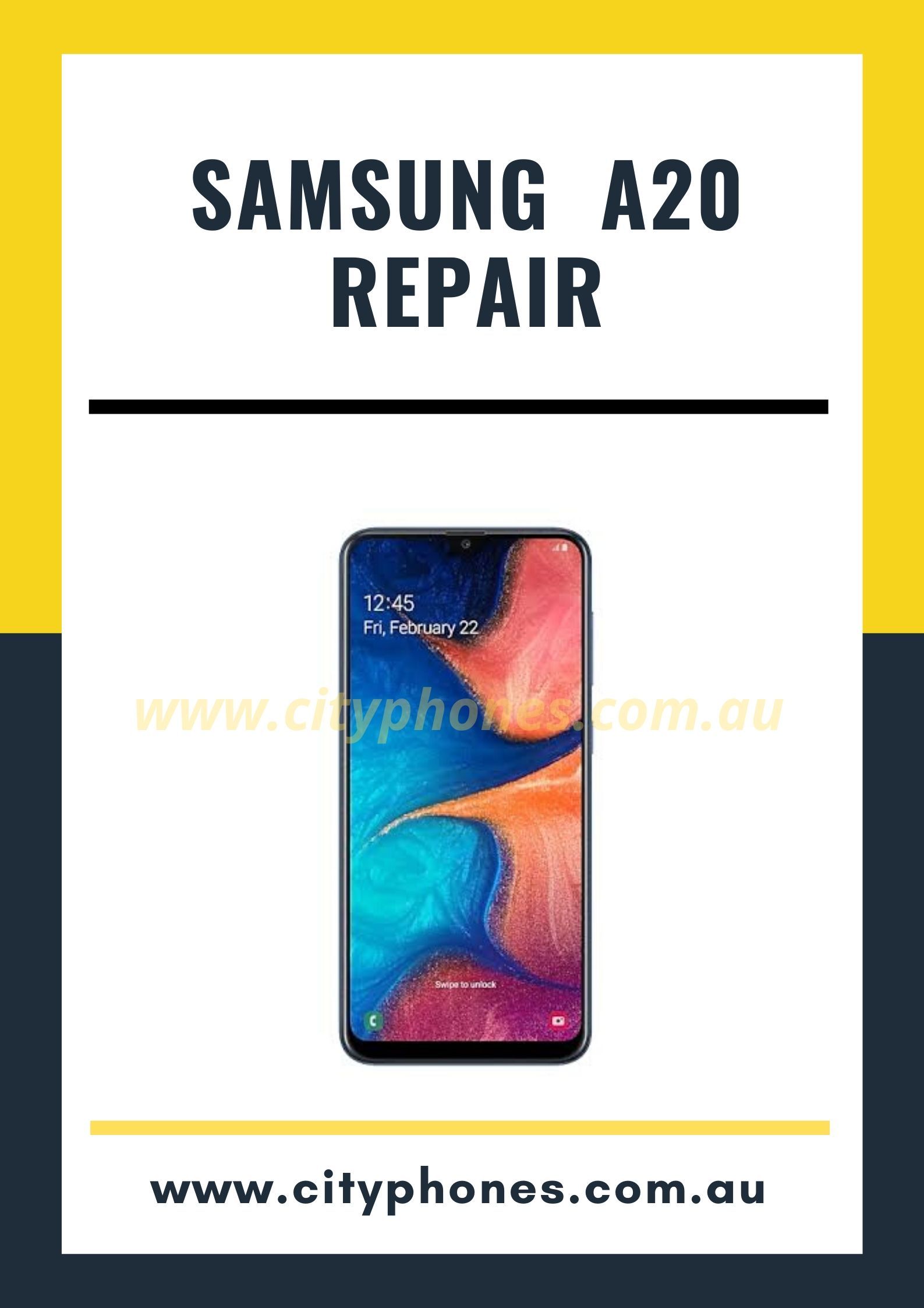 samsung a20 screen repair in melbourne