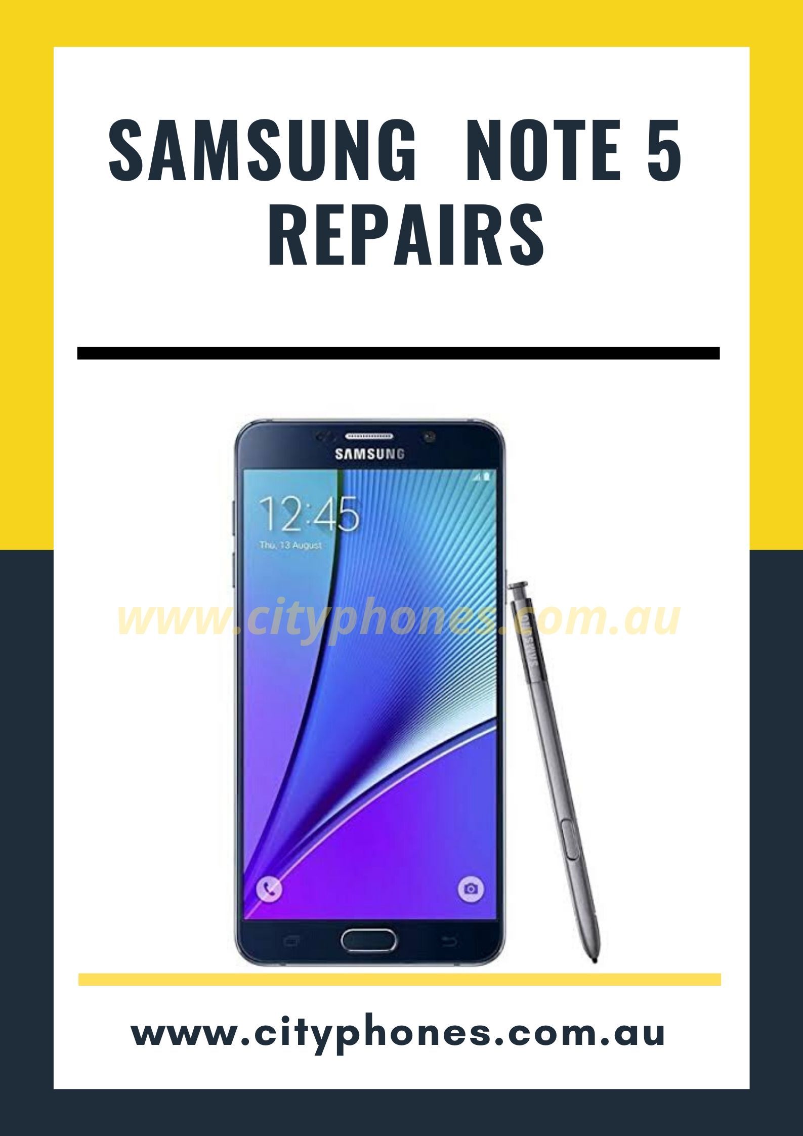 note 5 screen repair