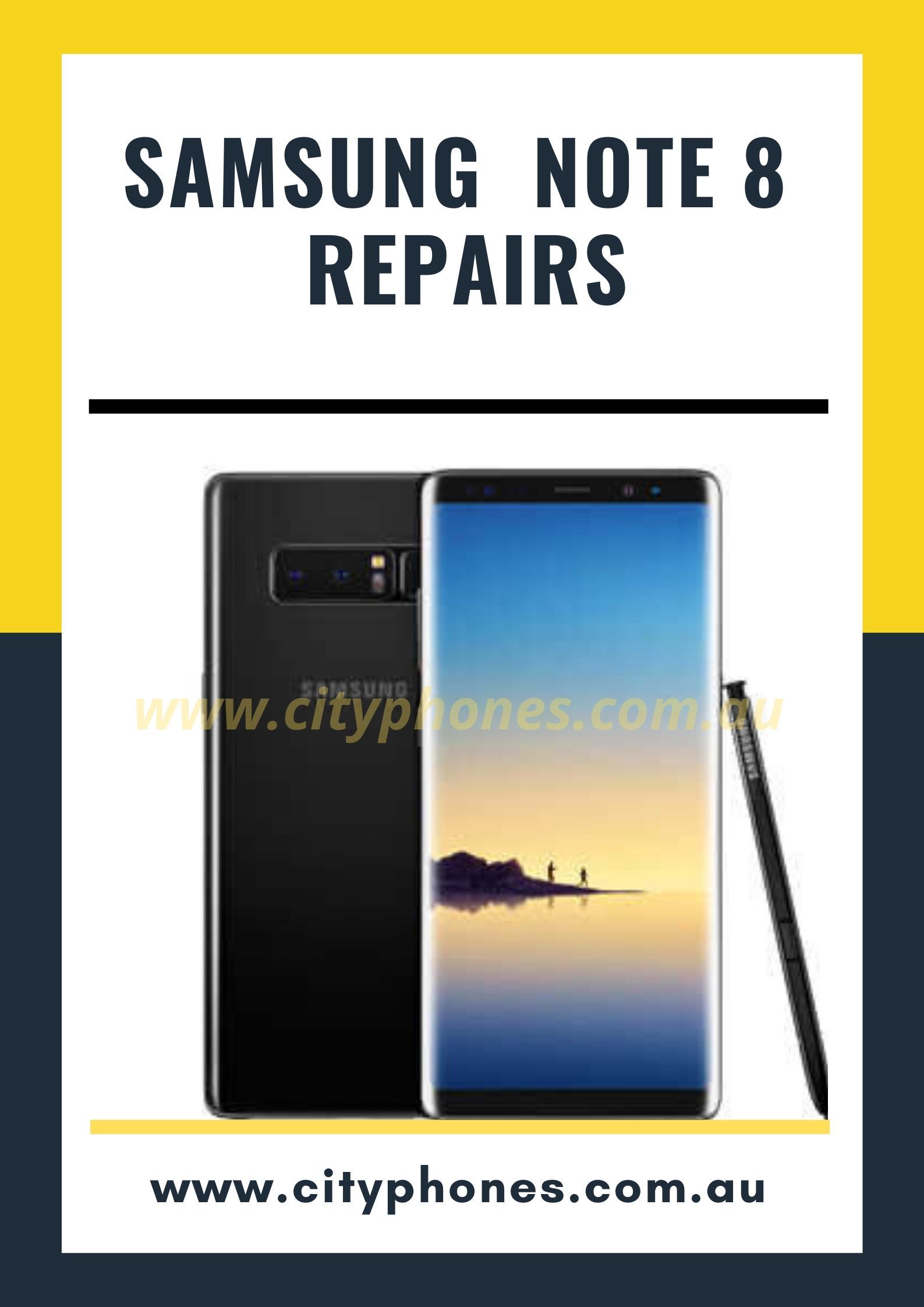 note 8 screen repair