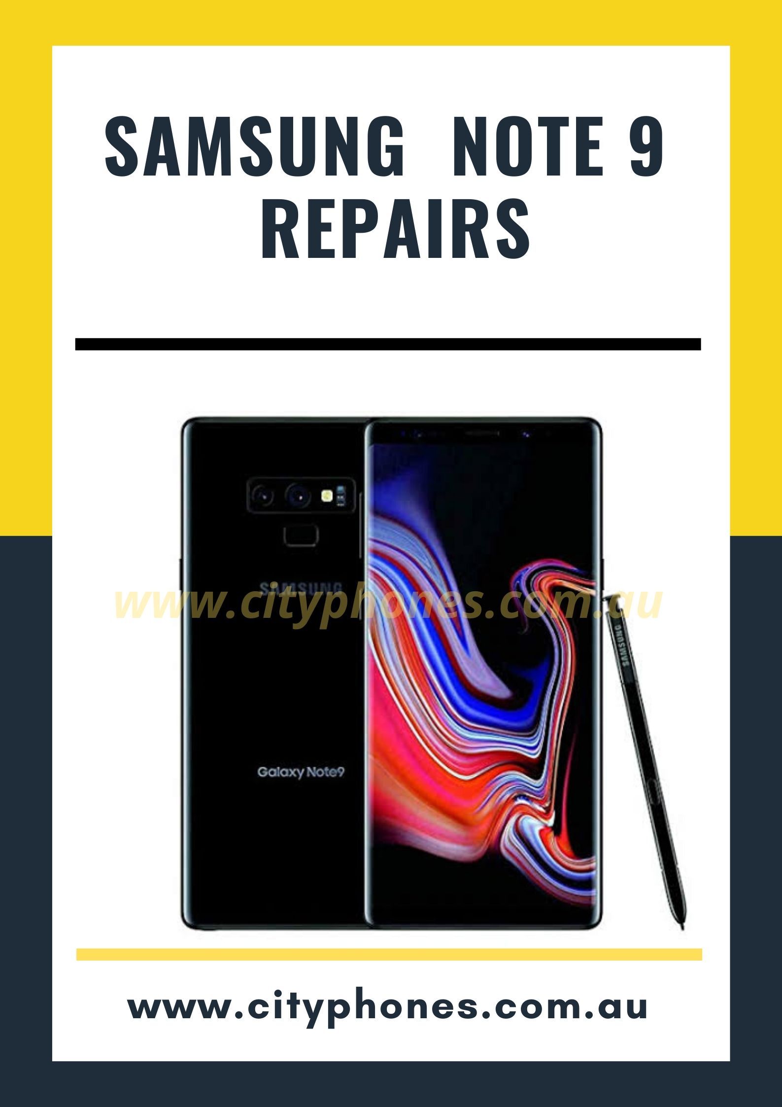 samsung note 9 screen repair