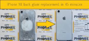 iPhone xr back glass repair