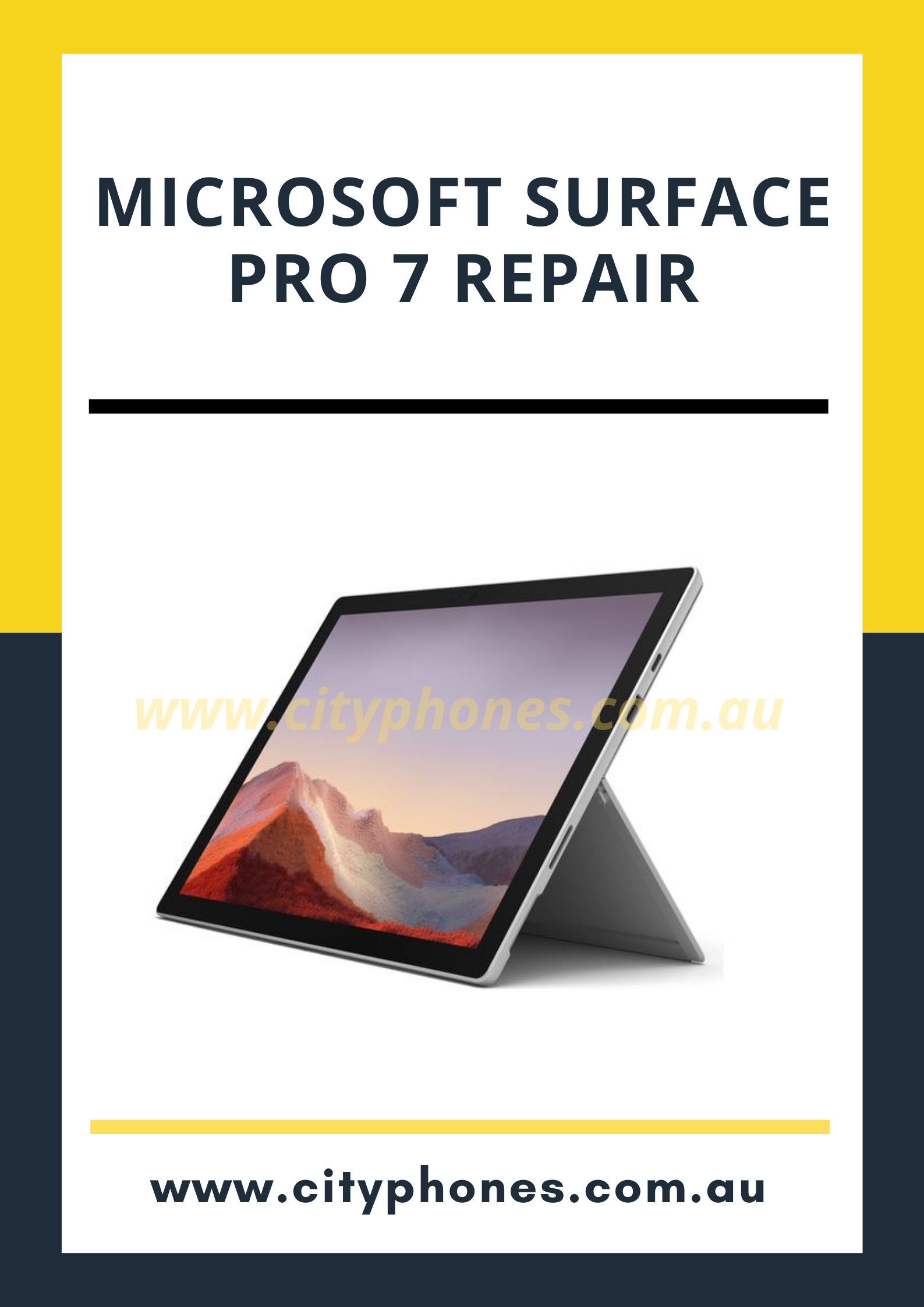 microsoft surface pro 7 screen repair in melbourne