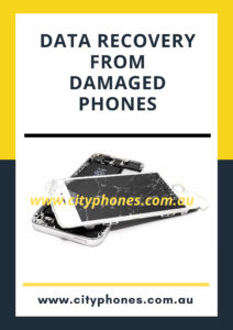 Data recovery from damaged phones