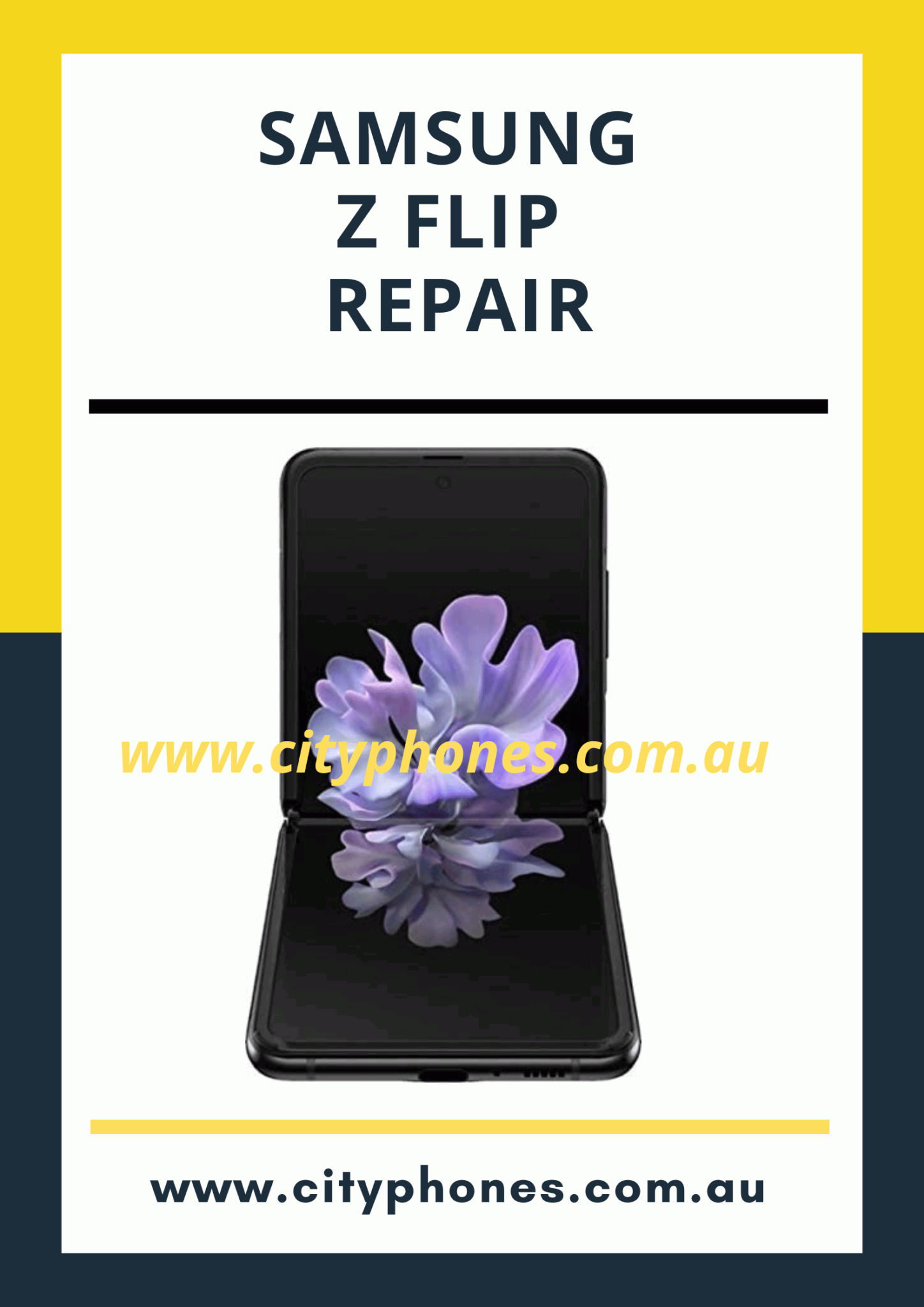 Fix Broken Flip Series Galaxy Z Flip F700 2020 - (Diagnostics Only)