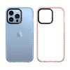 IPHONE 14 Pro Max Transparent Blue Frame Shockproof Back Case