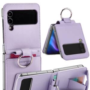Samsung Galaxy Z Flip 5 Goospery Mercury Easy Standing Diary - Purple