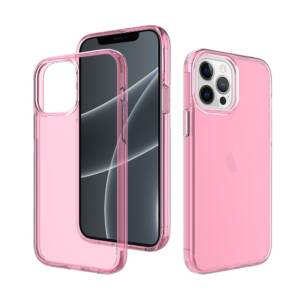 Military Grade Ultimake Shockproof Case Cover for iPhone 15 Pro Max - Pink