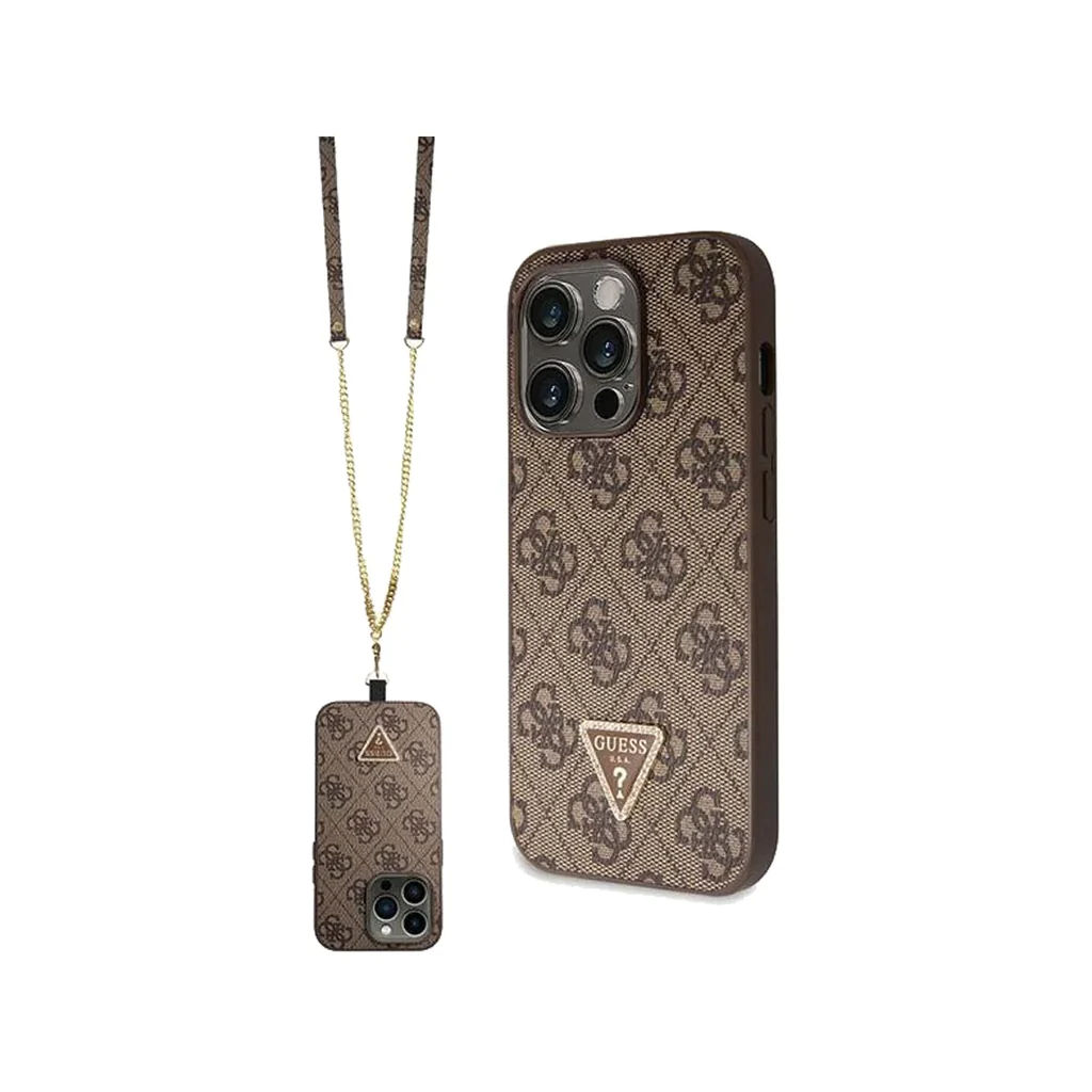 Guess Diamond Cross Body Bundle Case for iPhone 15 Pro Max