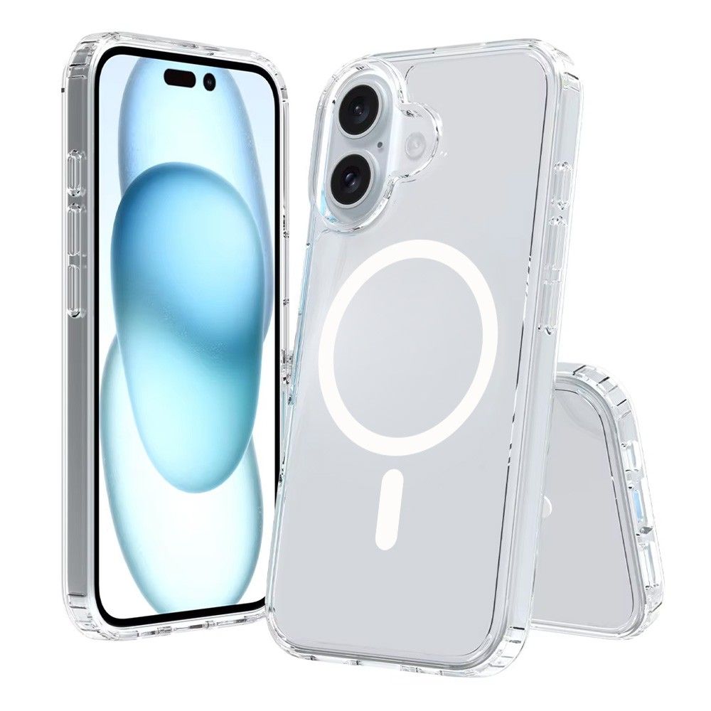 Hybrid Transparent Magsafe Case for iPhone 16 Plus