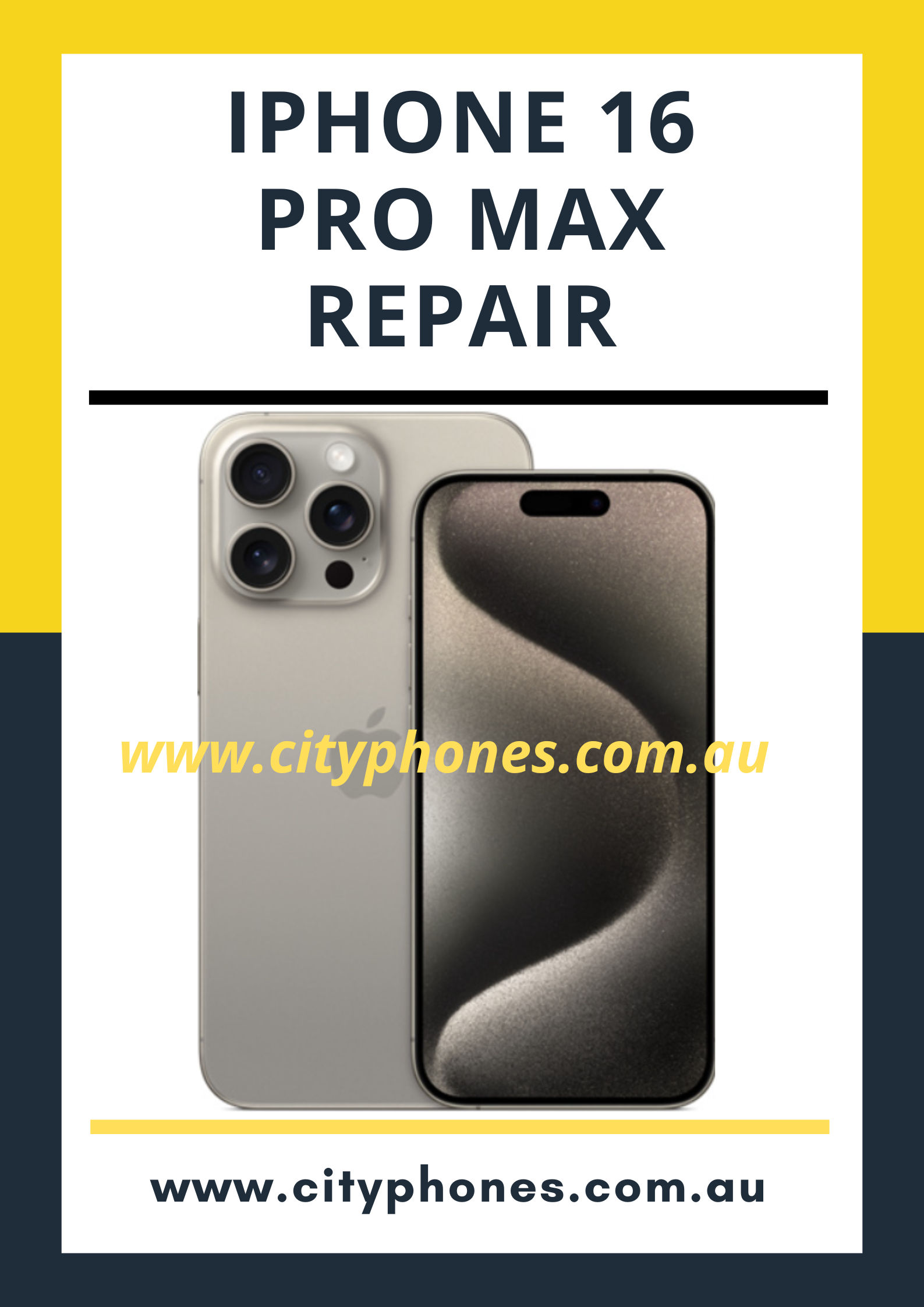 IPHONE 16 Pro Max Repair