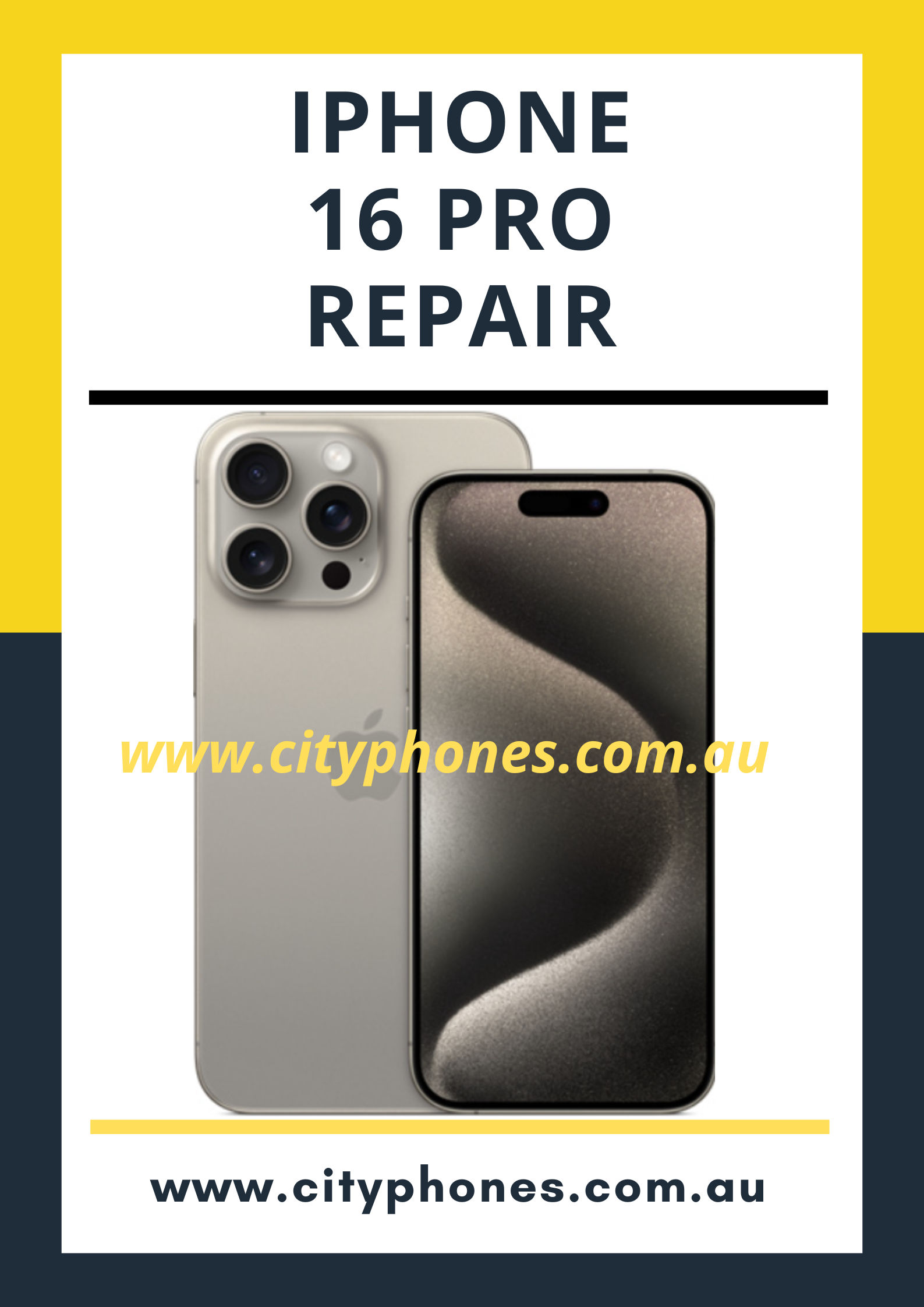 IPHONE 16 Pro Repair