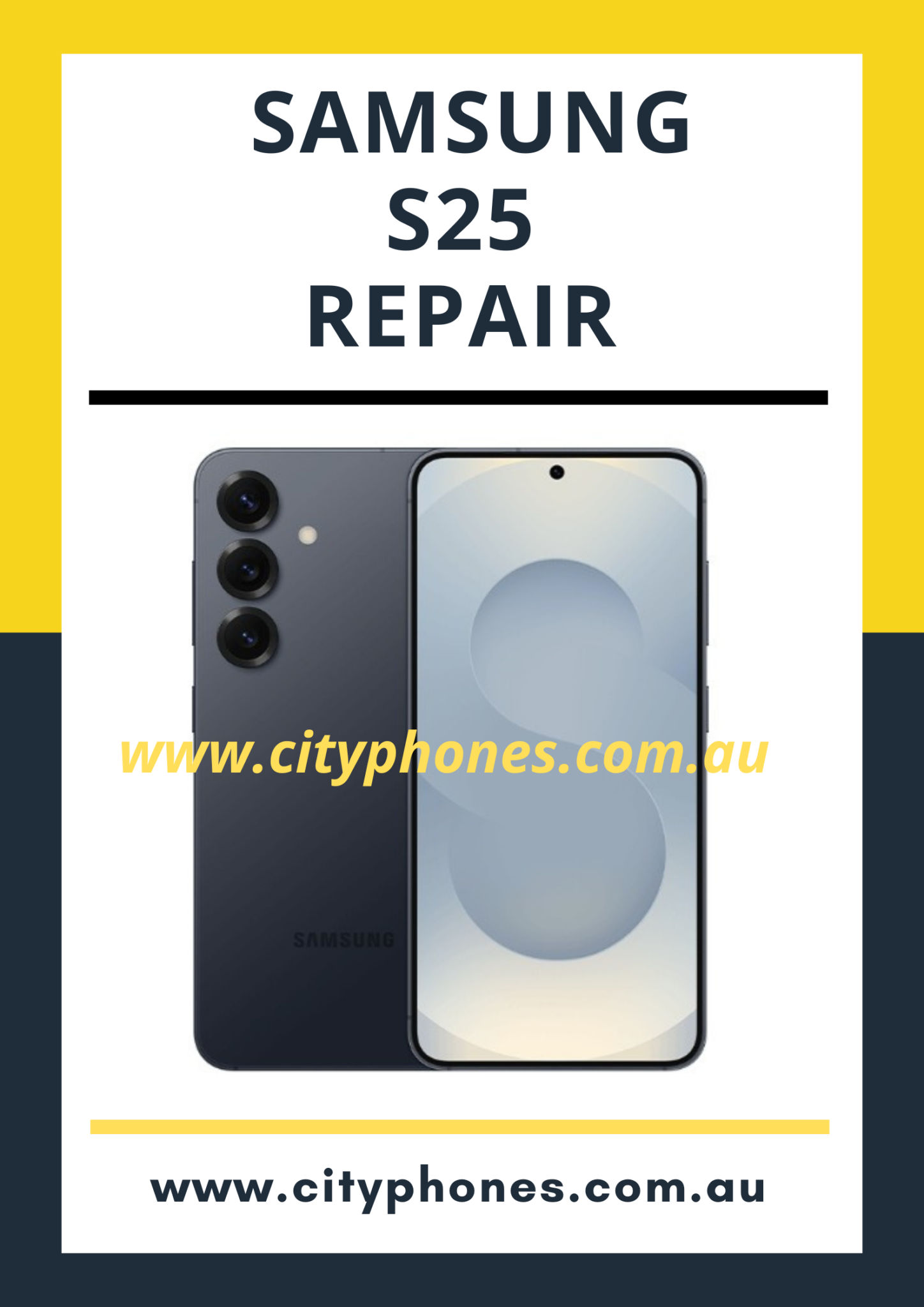 Curated visual reference: Samsung Galaxy Repair Reference: Samsung Galaxy S25 Screen Repair In Melbourne