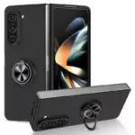 Samsung Z Fold 7 Ring holder case in black color