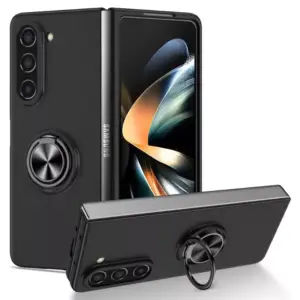Samsung Z Fold 7 Ring holder case in black color