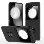 Ring stand case for Samsung Z flip7 in black color