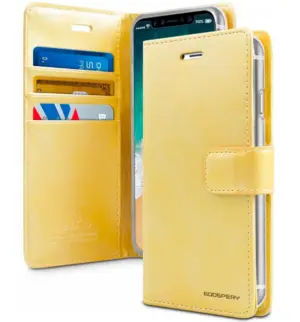 Iphone 17 gold flip case