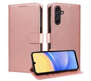 Samsung S25 Plus flip case in rose gold
