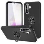 Samsung A36 magnetic ring shockproof case in black