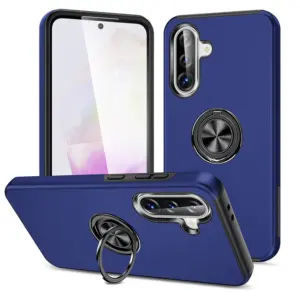 Samsung A36 magnetic ring case in navy