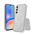 Samsung A15 magnetic clear case