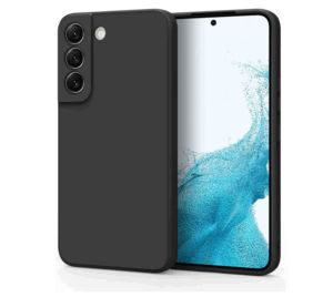 Samsung S22 black silicone case