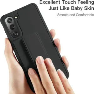 Protective black case with stand for Samsung A14