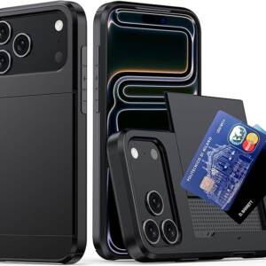 IPhone 17 pro max black card case