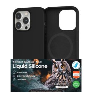 IPhone 15 Plus black silicone case