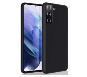 Samsung S22 Plus black silicone case