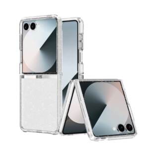 clear glitter case for Samsung Z Flip 7 Samsung Z Flip 7 clear glitter case