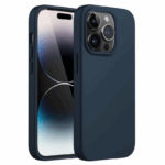 IPhone 14 pro navy silicone case