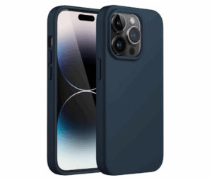 IPhone 14 pro navy silicone case