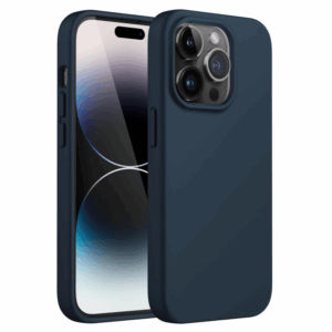 IPhone 14 pro navy silicone case