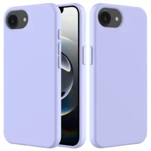 IPhone 16e purple silicone case
