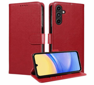 red flip case for Samsung S25 Plus Samasung S24 Plus red flip case