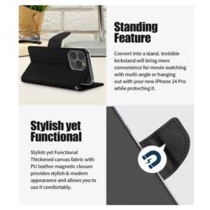 IPhone 14 pro flip case with stand