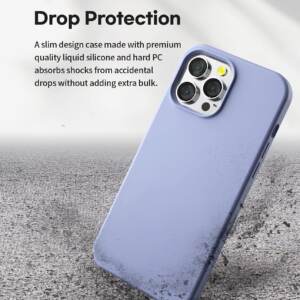 IPhone 13 pro blue silicone case