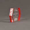 Side view of ColorCast™ 7" Edges Acrylic Award with red color highlight showing trophy laser engraving.