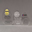 Aspect™ Crescent Acrylic Award Grouping showing all three sizes of acrylic trophies.