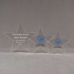 Aspect™ Shooting Star Acrylic Award Grouping showing all three sizes of acrylic trophies.