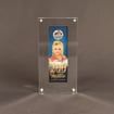 Front view of an acrylic encased commemorative bookmark designed and created for the Dolly Parton Imagination Library.