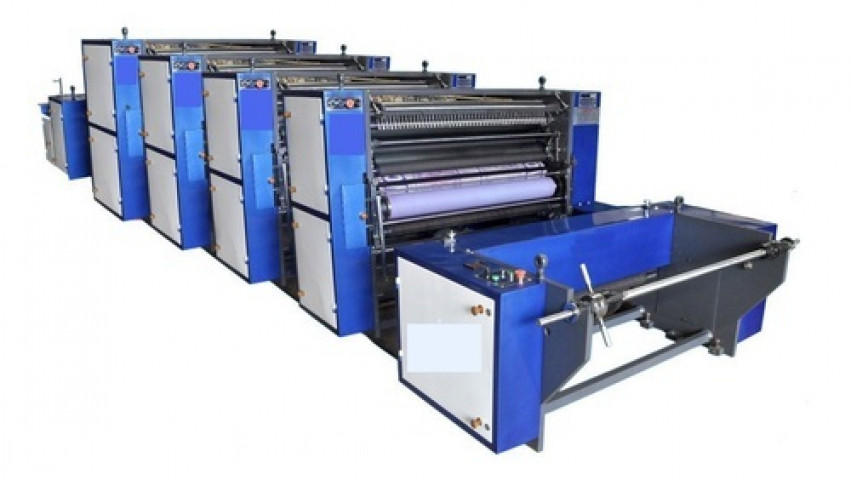 Heavy Model Roll To Roll Non Woven and Paper Printing Machine